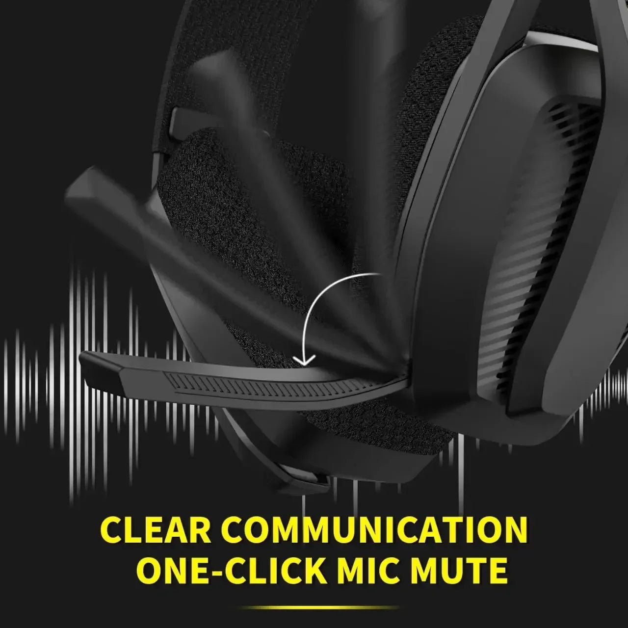 BINNUNE BW06 2.4GHz Wireless Gaming Headset – Bluetooth Headphones with Mic for PS5, PS4, PC & Mac - RELUX.STORE