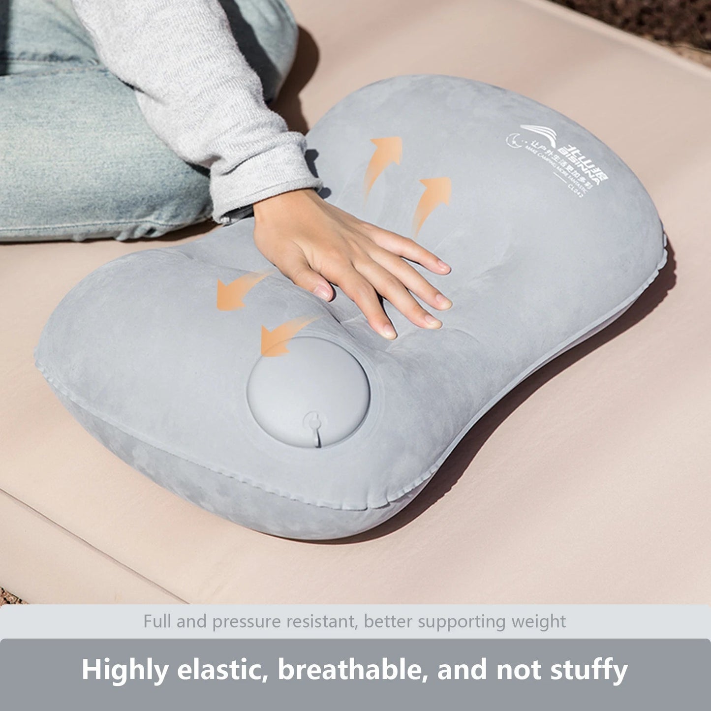 “BISINNA Inflatable Camping Pillow – Ultralight Travel & Hiking Air Pillow for Neck & Lumbar Support, Portable Outdoor Sleeping Cushion” - RELUX.STORE