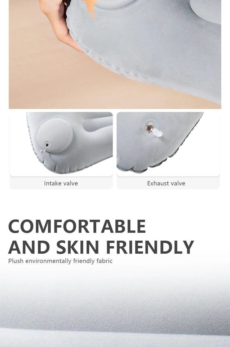 “BISINNA Inflatable Camping Pillow – Ultralight Travel & Hiking Air Pillow for Neck & Lumbar Support, Portable Outdoor Sleeping Cushion” - RELUX.STORE