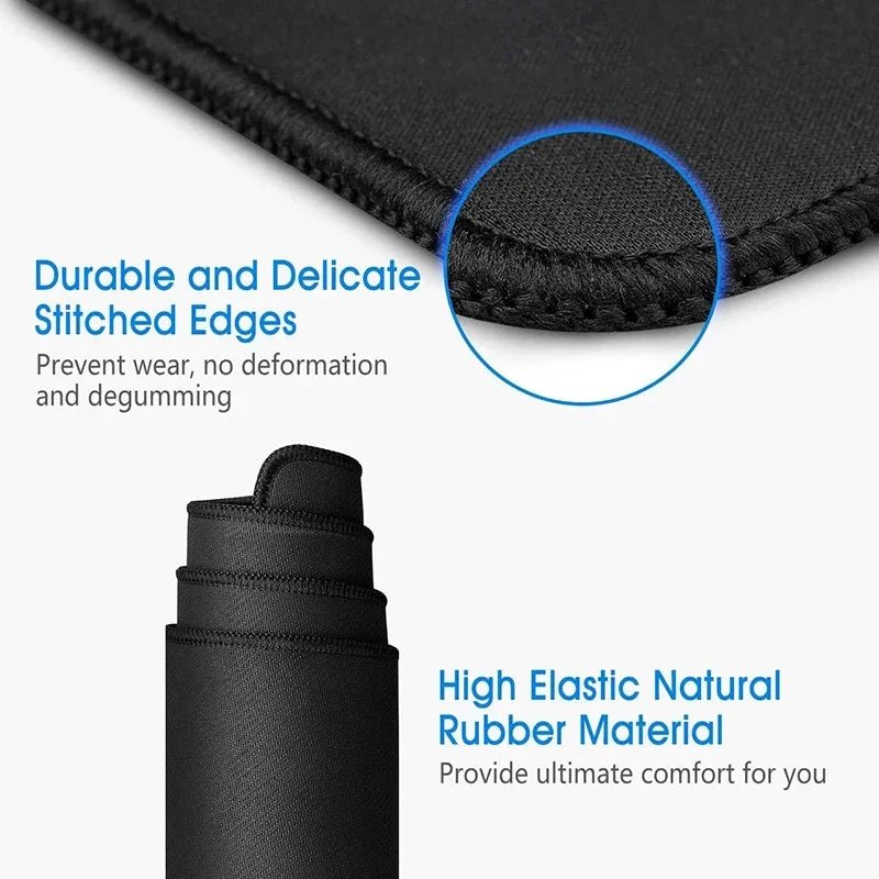 Black map Mouse Pad XXL Office Mousepad Computer Keyboard Pads MouseMat Gamer Soft Office Carpet Table Mat New Desktop Desk Mats - RELUX.STORE
