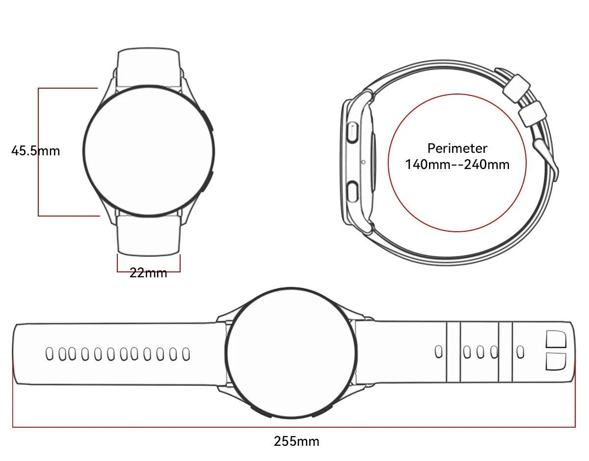Blackview 2024 New Smartwatch X20 Watch AMOLED Display Hi - Fi Bluetooth Phone Calls Health and Fitness Tracking for ISO Android - RELUX.STORE