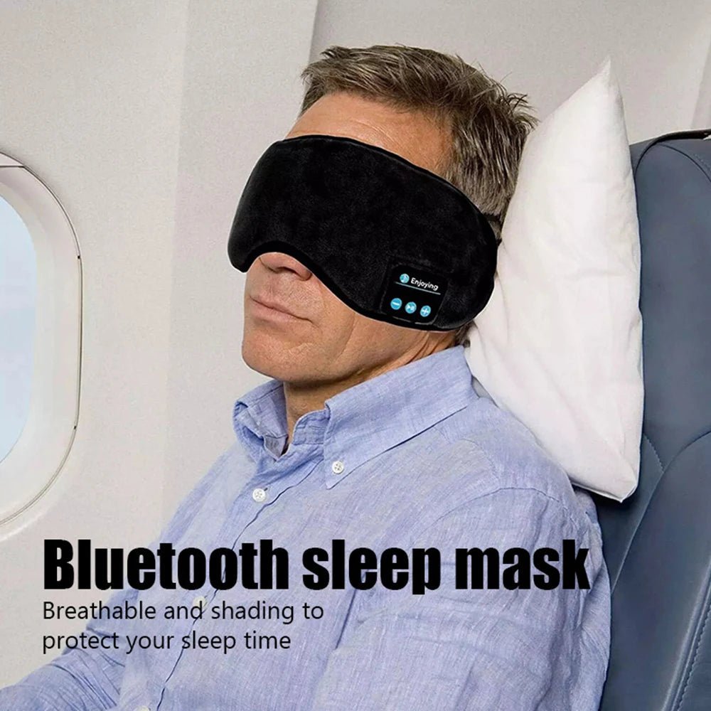 “Bluetooth Earphones Headband – Wireless Sports & Sleep Headset, Elastic Music Eye Mask, Comfortable Bluetooth Headphones for Running, Gym & Sleeping” - RELUX.STORE