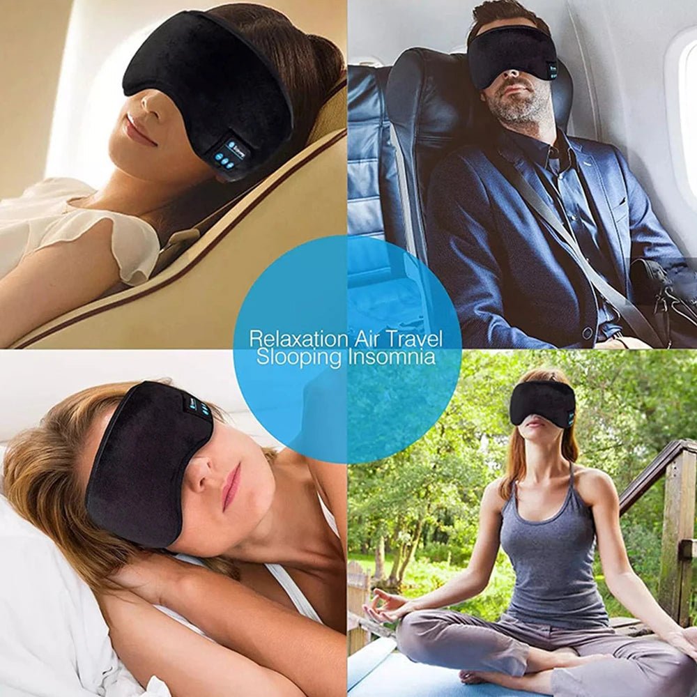 “Bluetooth Earphones Headband – Wireless Sports & Sleep Headset, Elastic Music Eye Mask, Comfortable Bluetooth Headphones for Running, Gym & Sleeping” - RELUX.STORE