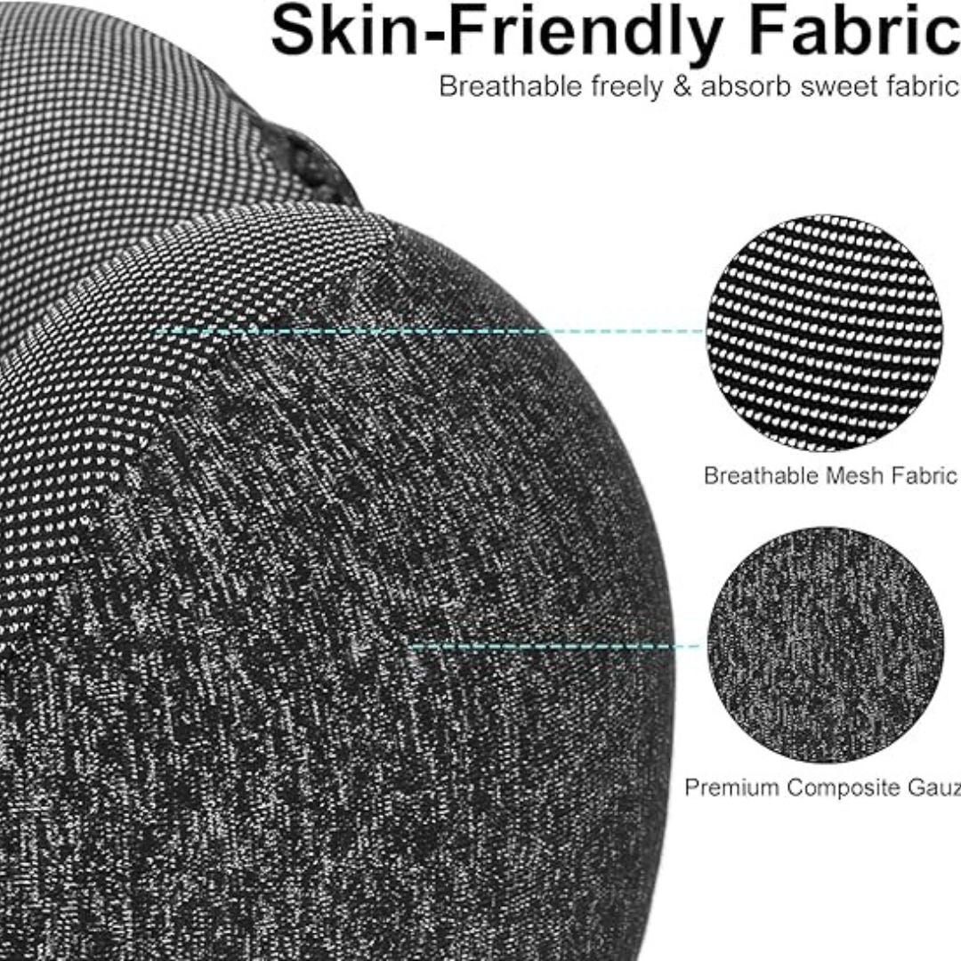 "Bluetooth Pillow with Cap – Wireless Music Travel Pillow with Built - in Headphones & Hands - Free Calling" - RELUX.STORE