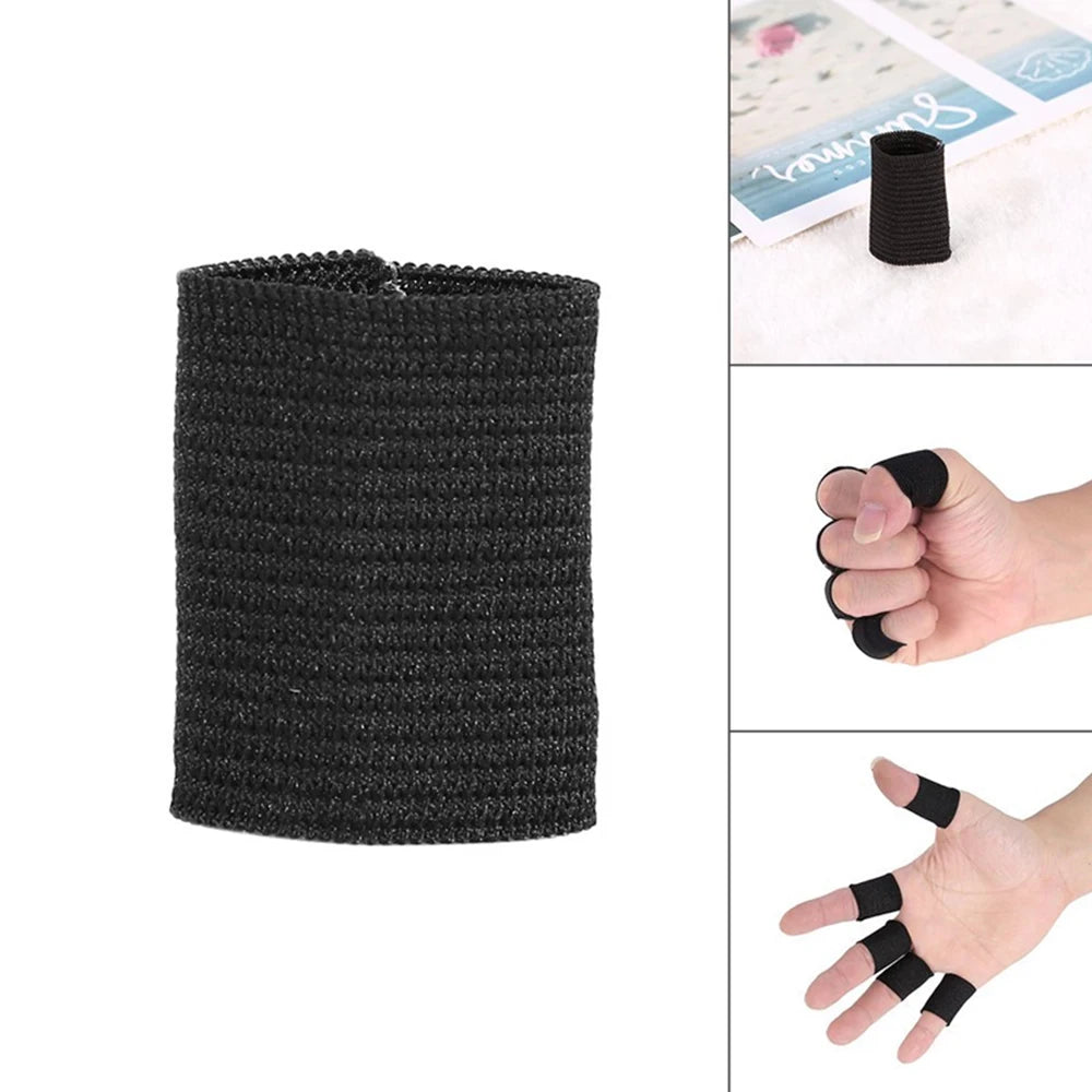 "BraceTop 10pcs Stretchy Sports Finger Sleeves – Arthritis & Finger Support Guards for Basketball, Volleyball & Outdoor Activities by Relux.Store" - RELUX.STORE