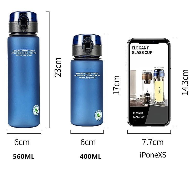 Brand BPA Free Leak Proof Sports Water Bottle High Quality Tour Hiking Portable My Favorite Drink Bottles 400ml 560ml - RELUX.STORE