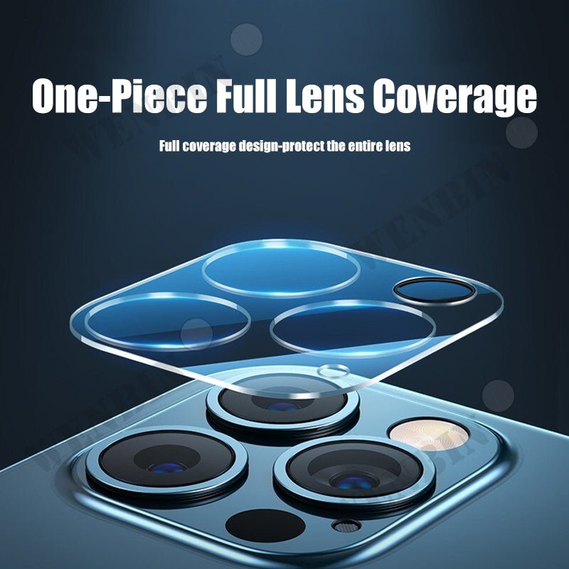 Camera Lens Protector Glass for iPhone 17/16/15/14 Pro Max / 13/12/11 Pro Max – Full Cover Protective Camera Film - RELUX.STORE