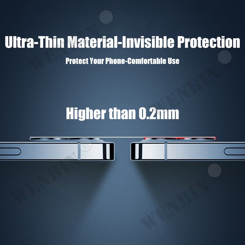 Camera Lens Protector Glass for iPhone 17/16/15/14 Pro Max / 13/12/11 Pro Max – Full Cover Protective Camera Film - RELUX.STORE