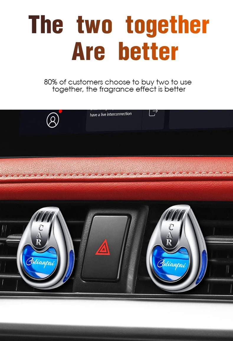 "Car Air Freshener Fragrance – Creative Vent Diffuser Pendant, Long - Lasting Aromatherapy Scent for Auto Interiors" - RELUX.STORE