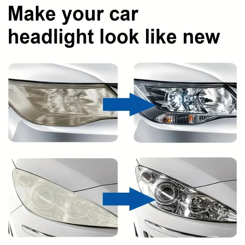"Car Headlight Restoration Polishing Kit – Scratch Remover & Oxidation Cleaner Paste for Headlamp Repair | Clear Lens Restoration Tool" - RELUX.STORE