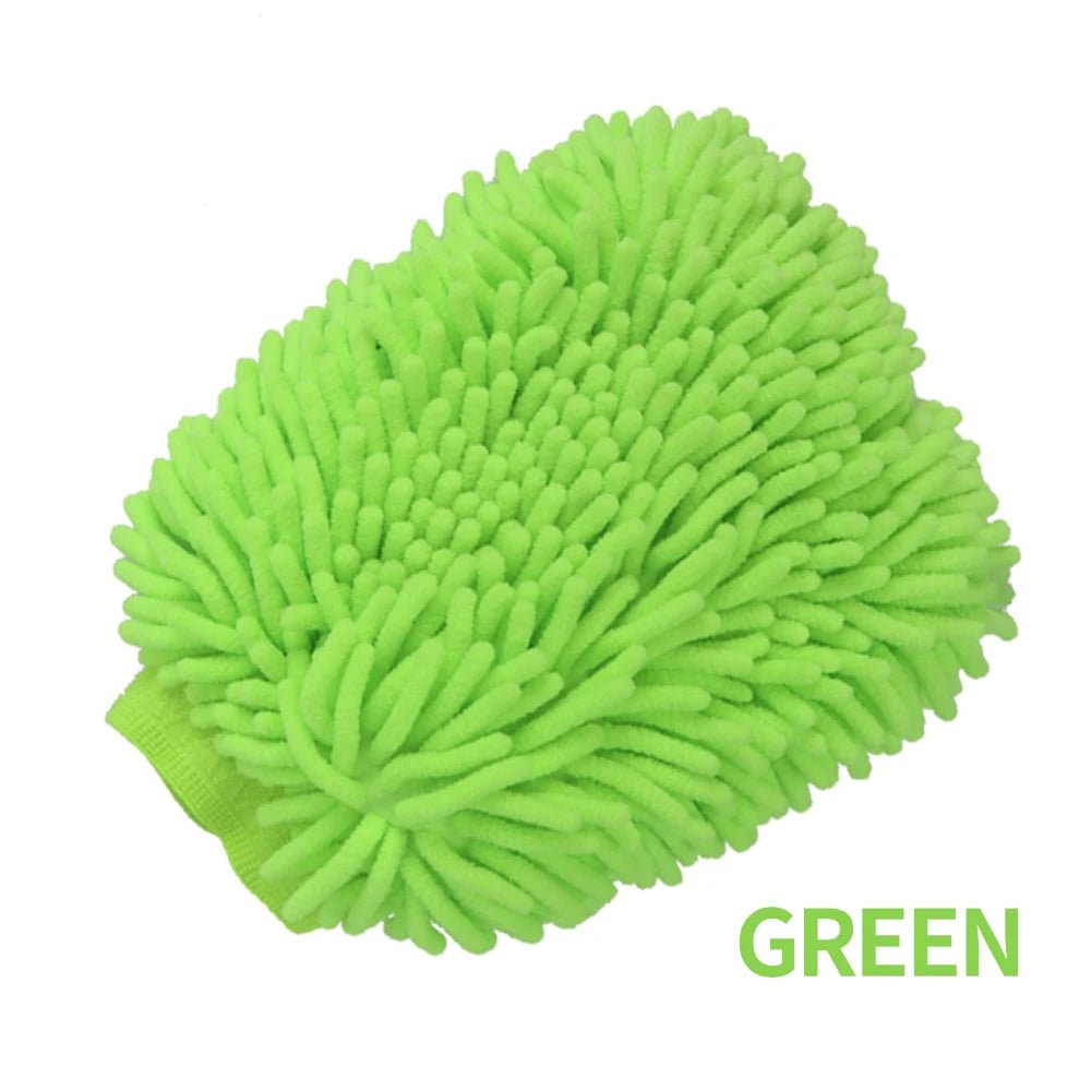 "Car Wash Gloves – Chenille Plush Double - Sided Cleaning Gloves for Car Detailing, Thickened Auto Cleaning Tool" - RELUX.STORE