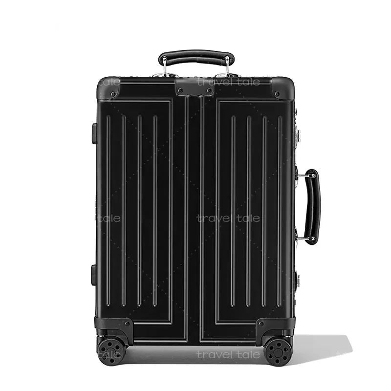 Carrylove 20"26"30 Inch Big Aluminum Trolley Suitcase Trunk Metallic Large Rolling Luggage Bag On Wheels - RELUX.STORECarrylove 20"26"30 Inch Big Aluminum Trolley Suitcase Trunk Metallic Large Rolling Luggage Bag On Wheels