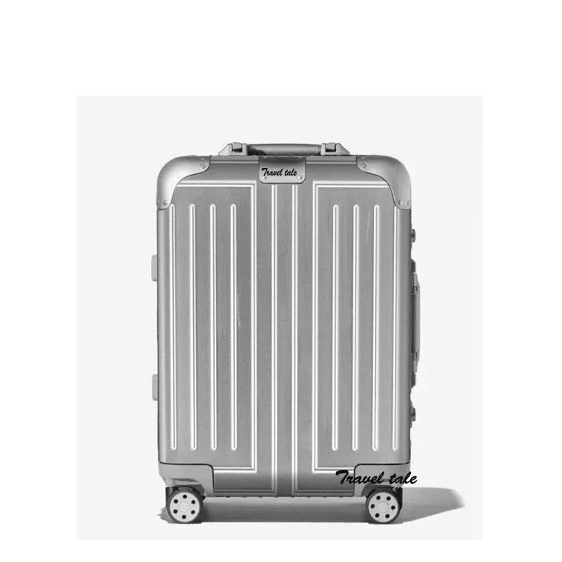 Carrylove 20"26"30 Inch Big Aluminum Trolley Suitcase Trunk Metallic Large Rolling Luggage Bag On Wheels - RELUX.STORECarrylove 20"26"30 Inch Big Aluminum Trolley Suitcase Trunk Metallic Large Rolling Luggage Bag On Wheels