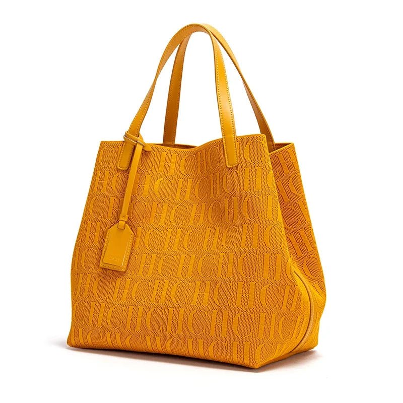 CH Ladies Shoulder Bag Fashion Classic New Pure Color Outer Pocket Ladies Handbag High Quality Craft Large Capacity Handbag - RELUX.STORE
