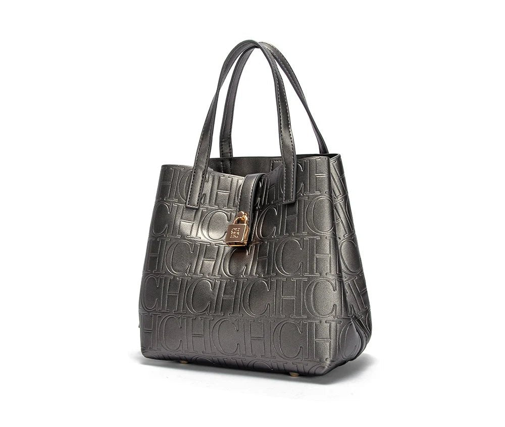 Classic Simple Solid Color Women's New 2024 Large Capacity Handbag Letter Element Women's Handbag - RELUX.STORE