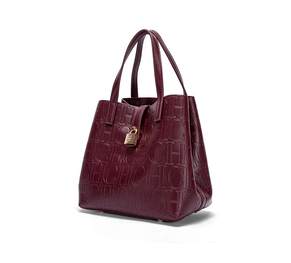 Classic Simple Solid Color Women's New 2024 Large Capacity Handbag Letter Element Women's Handbag - RELUX.STORE