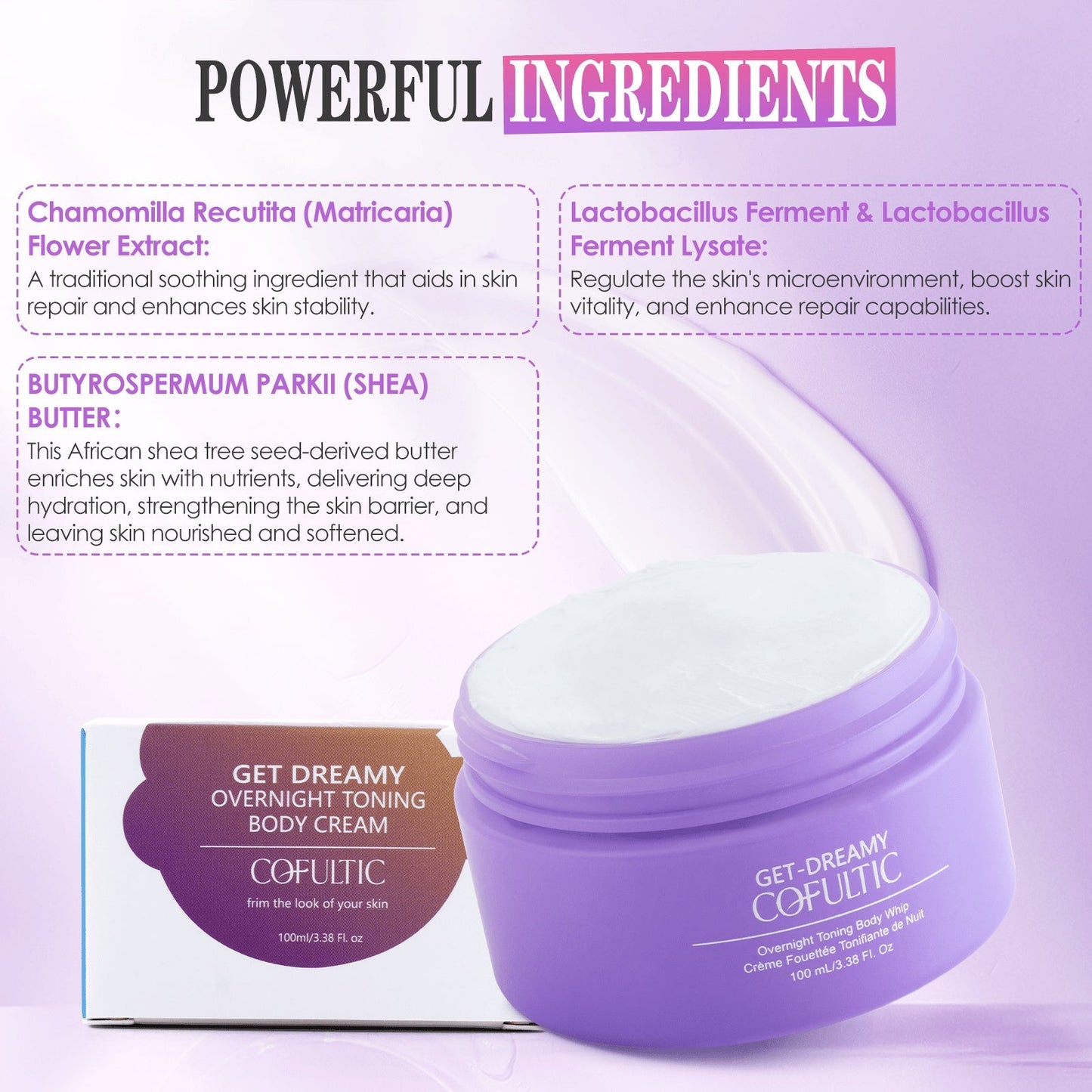 "Cofultic Night Sleep Tightening Cream – Anti - Wrinkle Face Cream for Firming, Lifting & Smoothing Fine Lines | Hydrating Night Skincare" - RELUX.STORE