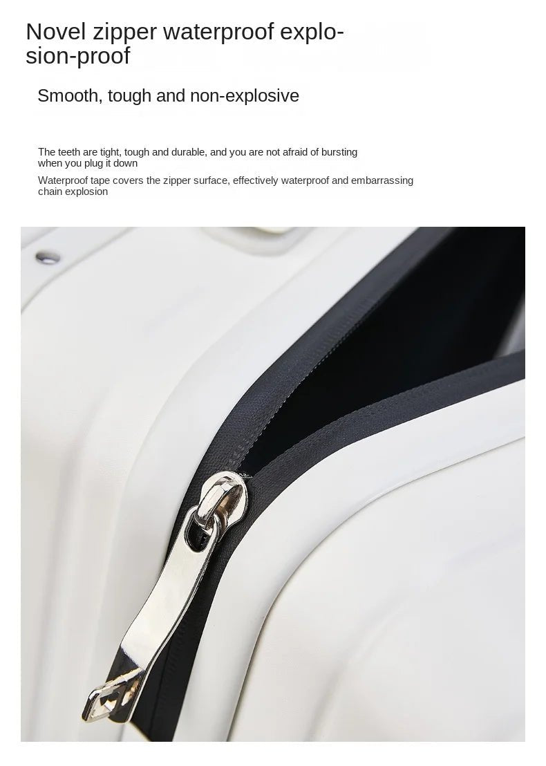 COLENARA 20"22"24"26 Inch Suitcase Box New Universal Multifunctional Front Open Trolley Case Boarding Box Large Capacity Luggage - RELUX.STORECOLENARA 20"22"24"26 Inch Suitcase Box New Universal Multifunctional Front Open Trolley Case Boarding Box Large Capacity Luggage