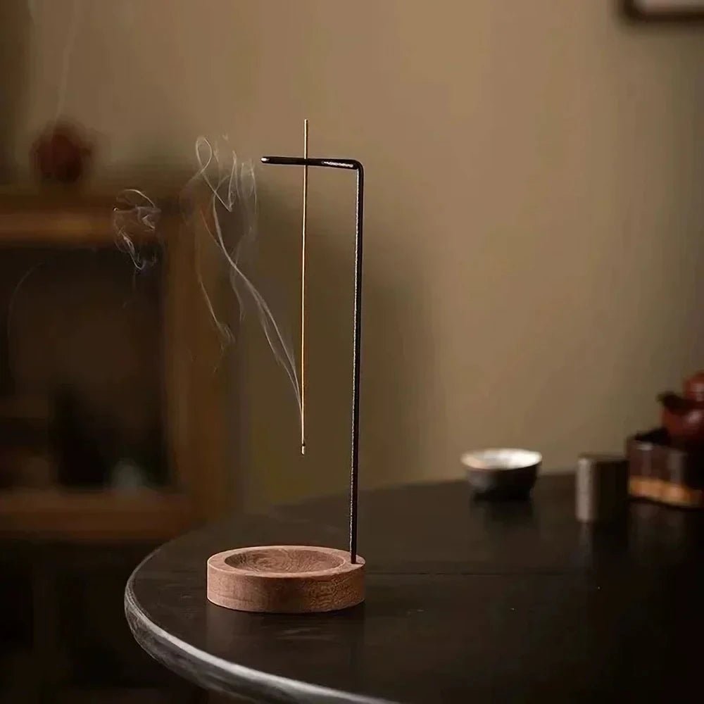Creative Upside Down Incense Burner Incense Stick Holder Wooden Anti - Ash Design Incense stick Meditation Spa Room Home Decor - RELUX.STORE