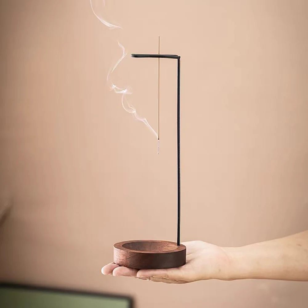 Creative Upside Down Incense Burner Incense Stick Holder Wooden Anti - Ash Design Incense stick Meditation Spa Room Home Decor - RELUX.STORE