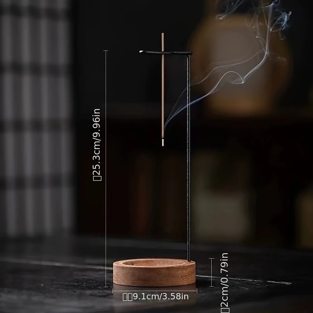 Creative Upside Down Incense Burner Incense Stick Holder Wooden Anti - Ash Design Incense stick Meditation Spa Room Home Decor - RELUX.STORE