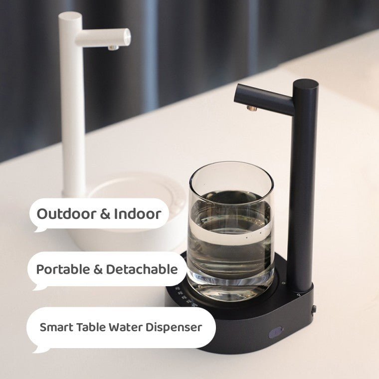 Desk Dispenser Electric Water Gallon Automatic Water Bottle Dispenser Rechargeable Water Dispenser - RELUX.STORE