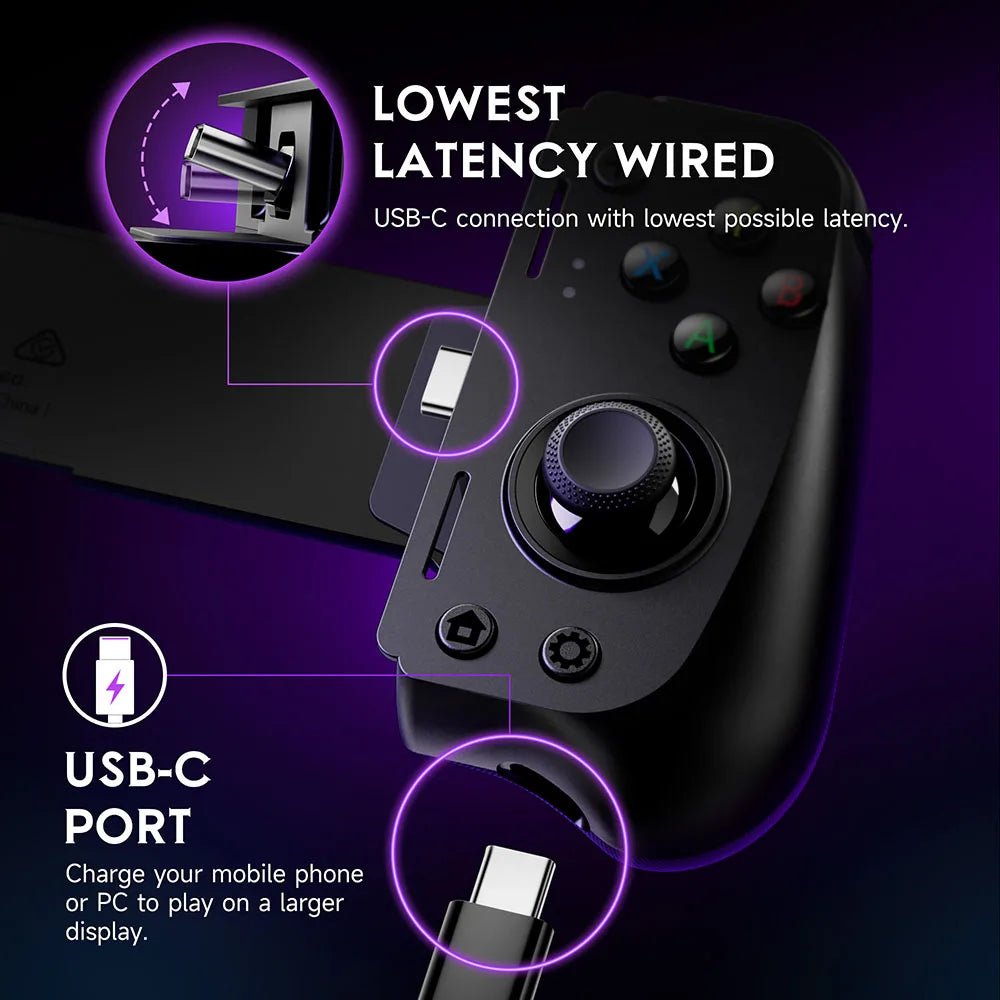 "EasySMX M10 Type - C Mobile Game Controller – Android, iPhone 15, Xbox Game Pass Compatible with Hall Effect Triggers & Precision Joysticks" - RELUX.STORE