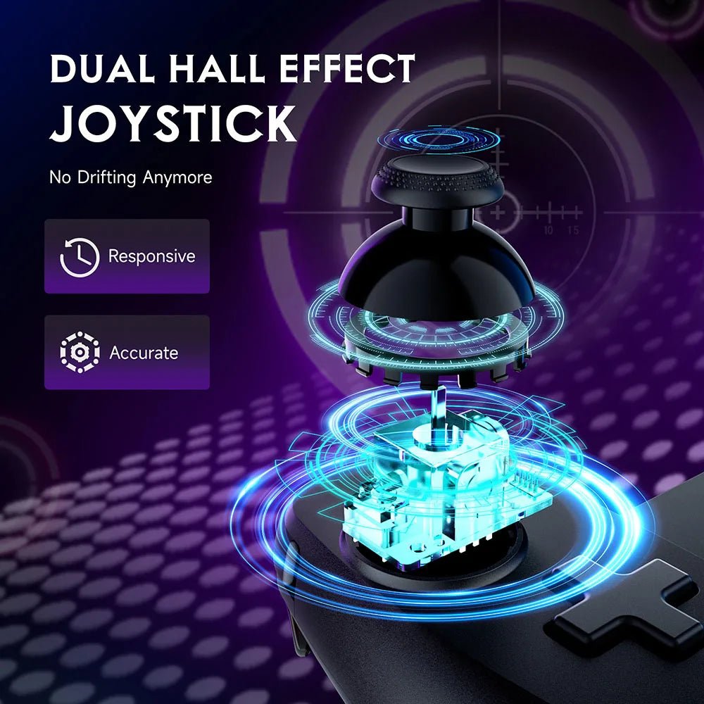 "EasySMX M10 Type - C Mobile Game Controller – Android, iPhone 15, Xbox Game Pass Compatible with Hall Effect Triggers & Precision Joysticks" - RELUX.STORE