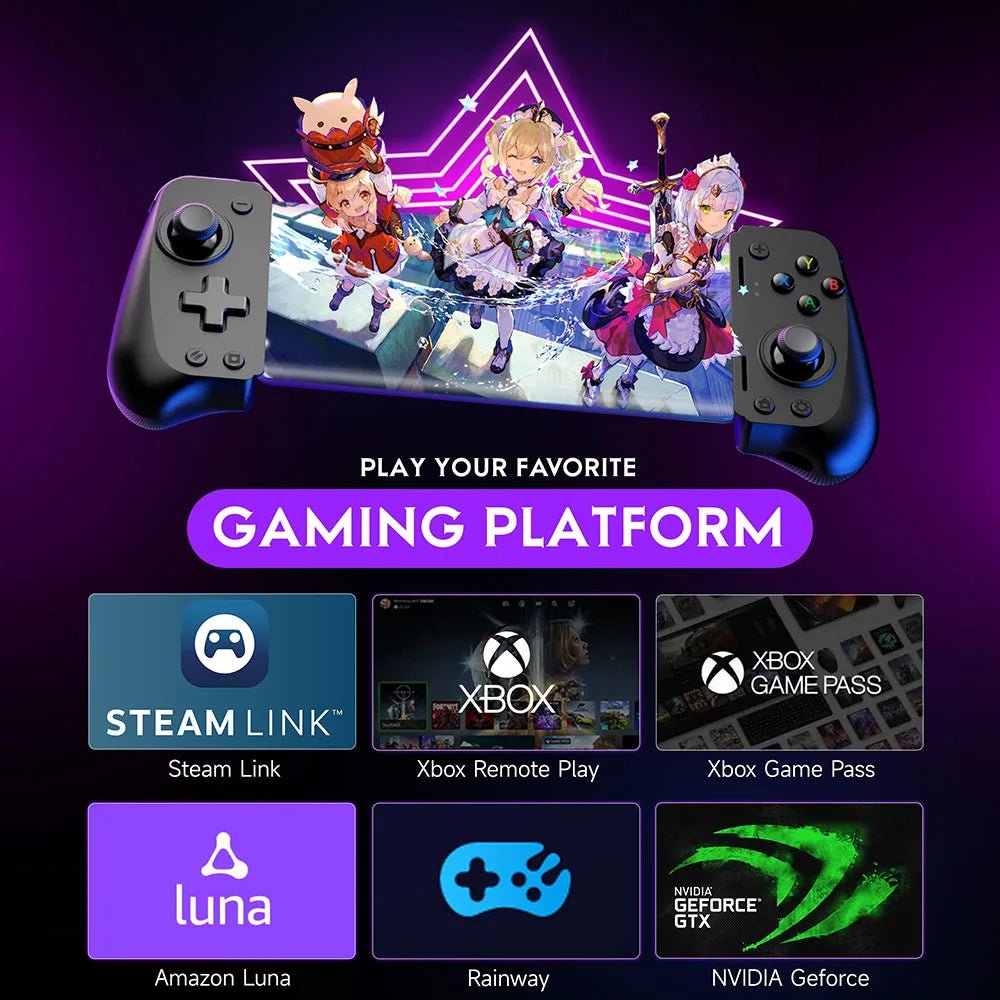 "EasySMX M10 Type - C Mobile Game Controller – Android, iPhone 15, Xbox Game Pass Compatible with Hall Effect Triggers & Precision Joysticks" - RELUX.STORE