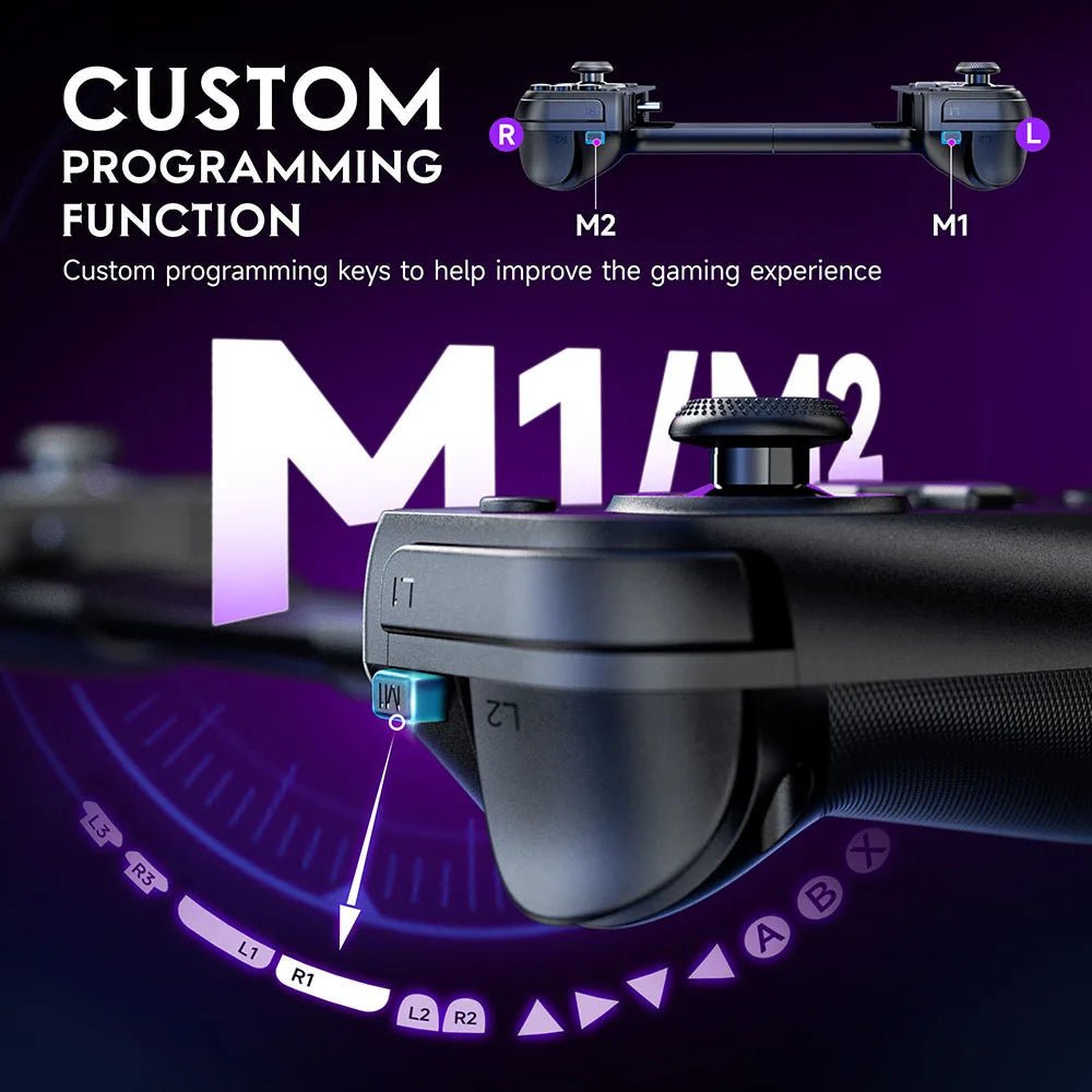 "EasySMX M10 Type - C Mobile Game Controller – Android, iPhone 15, Xbox Game Pass Compatible with Hall Effect Triggers & Precision Joysticks" - RELUX.STORE