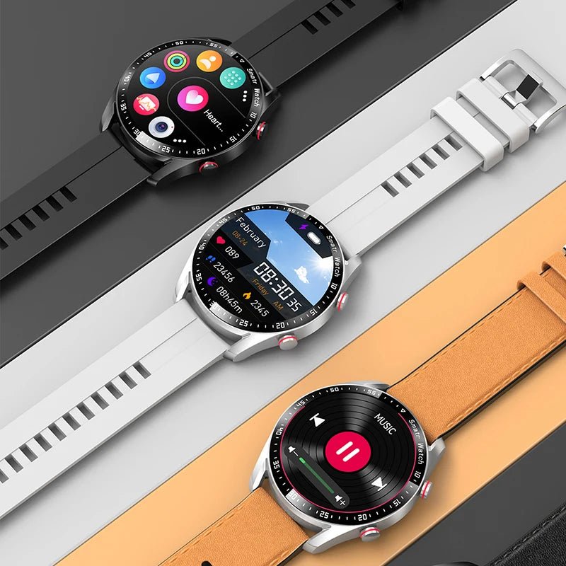ECG+PPG Bluetooth Call Smart Watch Men Laser Health Blood Pressure Fitnes Sports Watches Man Sports Waterproof Smartwatch+Box - RELUX.STORE