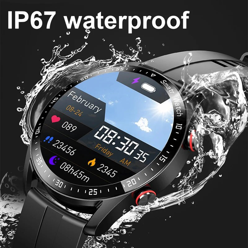 ECG+PPG Bluetooth Call Smart Watch Men Laser Health Blood Pressure Fitnes Sports Watches Man Sports Waterproof Smartwatch+Box - RELUX.STORE