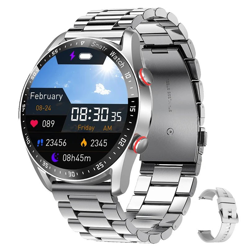 ECG+PPG Bluetooth Call Smart Watch Men Laser Health Blood Pressure Fitnes Sports Watches Man Sports Waterproof Smartwatch+Box - RELUX.STORE