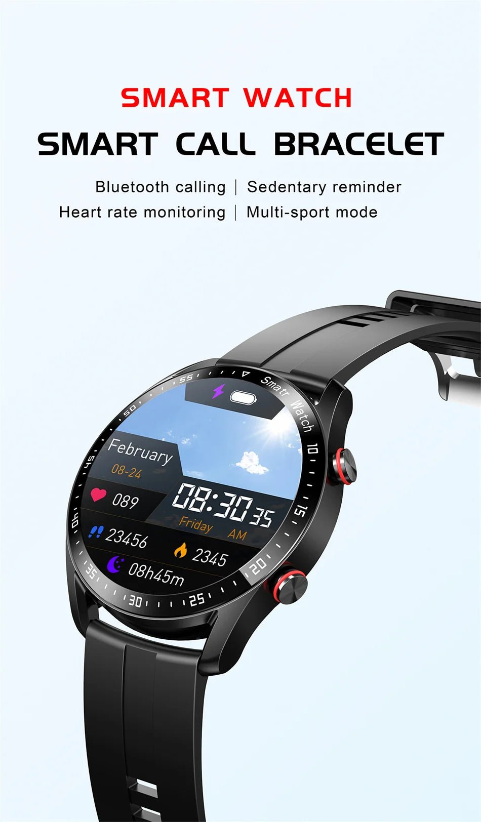 ECG+PPG Bluetooth Call Smart Watch Men Laser Health Blood Pressure Fitnes Sports Watches Man Sports Waterproof Smartwatch+Box - RELUX.STORE