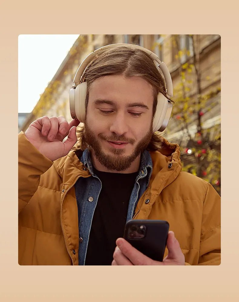 Edifier ES850NB Wireless Over - Ear Headphones – Noise Cancelling, Hi - Res Bluetooth Earphones with Carry Bag - RELUX.STORE