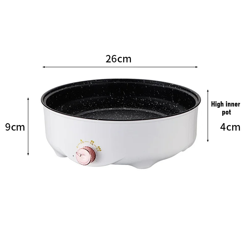 Electric MultiCooker Electric Frying Pan 220V Househould Barbecue Fried Steak Fish Omelette Frying Pan Non - stick Cooking Machine - RELUX.STORE