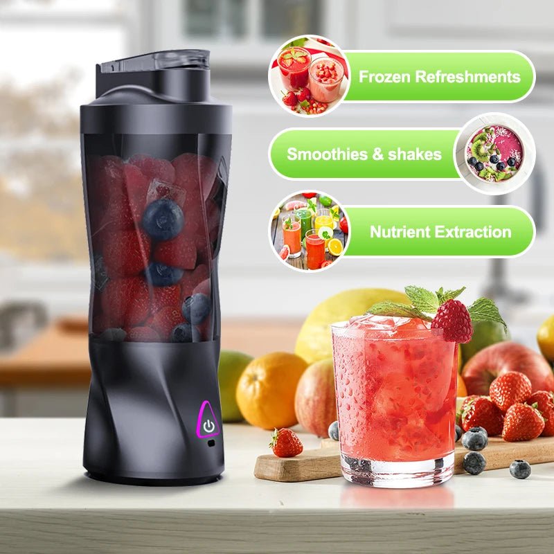 “Electric Portable Juicer – 700ML USB Rechargeable Smoothie Blender | Fresh Fruit Mixer for Shakes & Outdoor Use” - RELUX.STORE