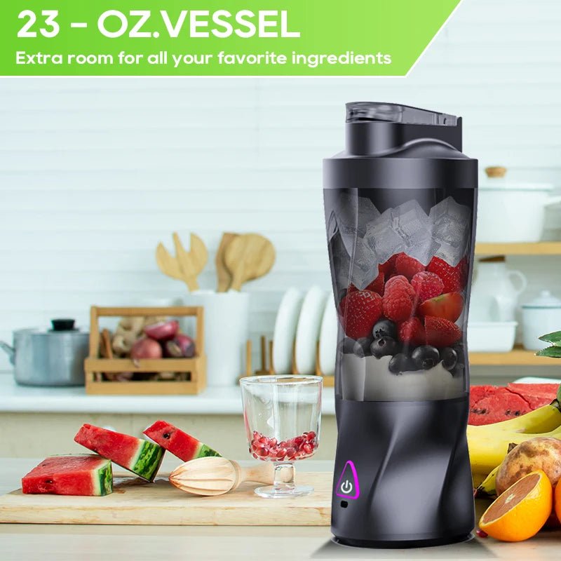 “Electric Portable Juicer – 700ML USB Rechargeable Smoothie Blender | Fresh Fruit Mixer for Shakes & Outdoor Use” - RELUX.STORE
