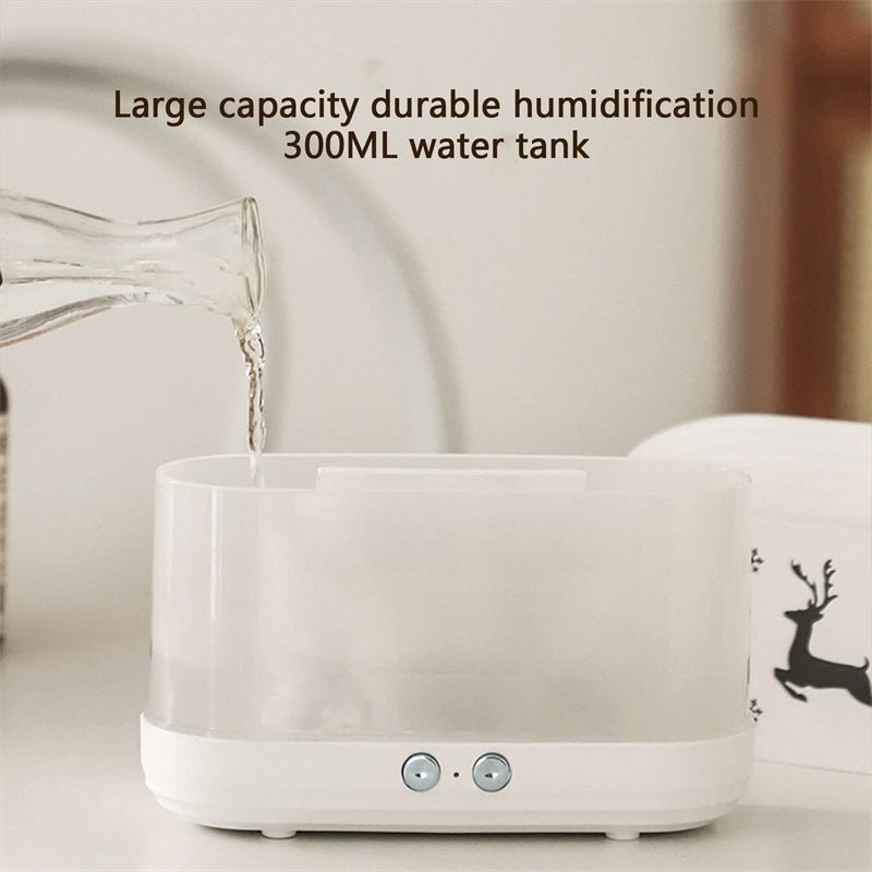 Elk Flame Humidifier Diffuser Mute Household Atmosphere Lamp Christmas Home Decorations - RELUX.STORE