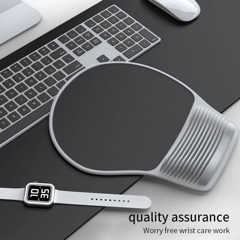 Ergonomic Mouse Pad Wrist Support, Comfortable Mouse Pad Wrist Rest, Relieve Wrist Pain Gel Mouse pad, Laptop, computer, office - RELUX.STORE