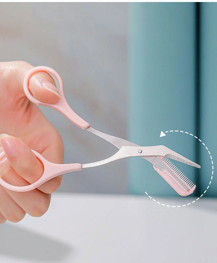 Eyebrow Trimming Knife Face Razor For Women Professional Eyebrow Scissors With Comb Brow Trimmer Scraper Accessories - RELUX.STORE