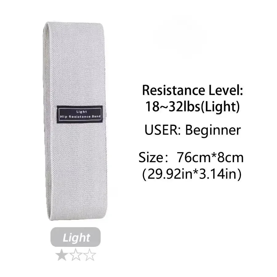 "Fabric Resistance Hip Booty Bands – Glute & Thigh Workout Loops for Squats, Stretching, Yoga & Gym Fitness | Elastic Fitness Bands by Relux.Store" - RELUX.STORE