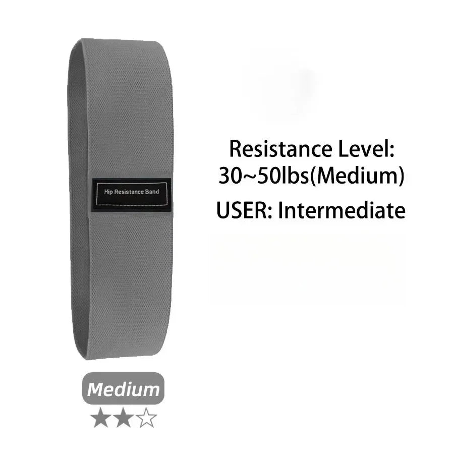 "Fabric Resistance Hip Booty Bands – Glute & Thigh Workout Loops for Squats, Stretching, Yoga & Gym Fitness | Elastic Fitness Bands by Relux.Store" - RELUX.STORE