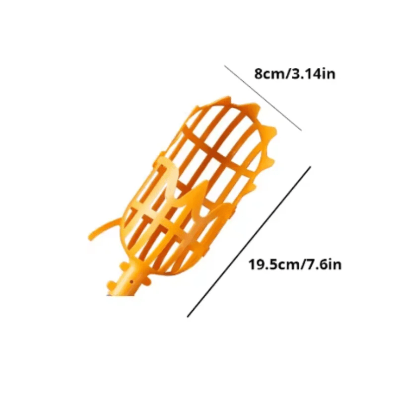 "Farm Orchard Fruit Picking Tool – Deep Basket Fruit Picker Head for Waxberries, Loquats, Apples & Citrus | Convenient Handheld Fruit Catcher" - RELUX.STORE
