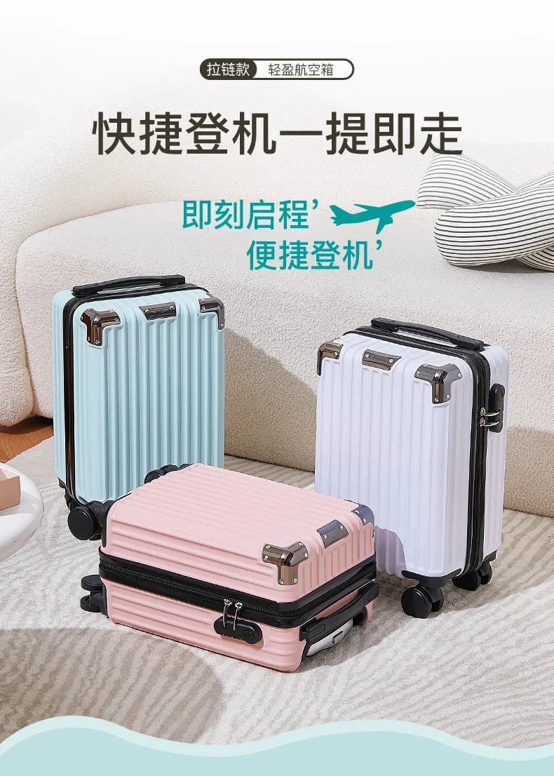 Fashion 16 - Inch Suitcase 2025 New Style Small Lightweight Carrying Case Trolley Case - RELUX.STOREFashion 16 - Inch Suitcase 2025 New Style Small Lightweight Carrying Case Trolley Case