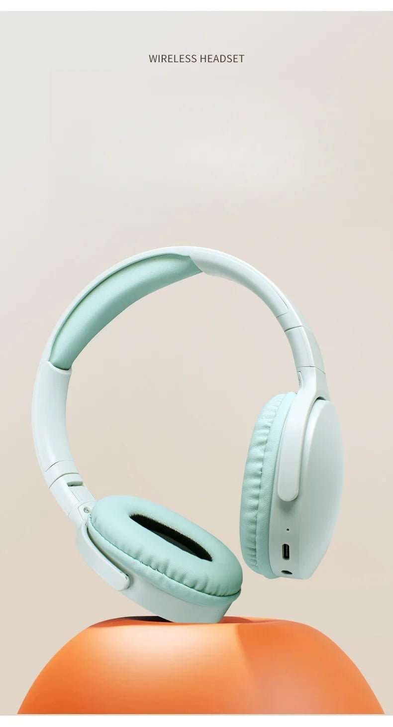 “Fashionable Bluetooth Wireless Over - Ear Headphones – Deep Bass, Hi - Fi Stereo, Long Battery Life, Sports & Universal Use” - RELUX.STORE