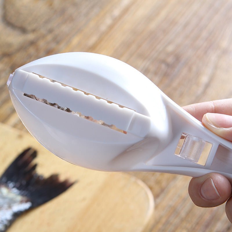 Fish Skin Brush Scraping Fish Scale Brush Grater Quick Disassembly Fish Knife Cleaning Peeling Skin Scraper Scraper Fish Scaler Kitchen Tools - RELUX.STORE