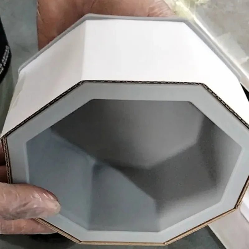 "Flower Pot Silicone Mold – DIY Jewelry Storage Box, Concrete & Cement Casting Mold for Epoxy, Resin, Clay, and Home Decoration" - RELUX.STORE