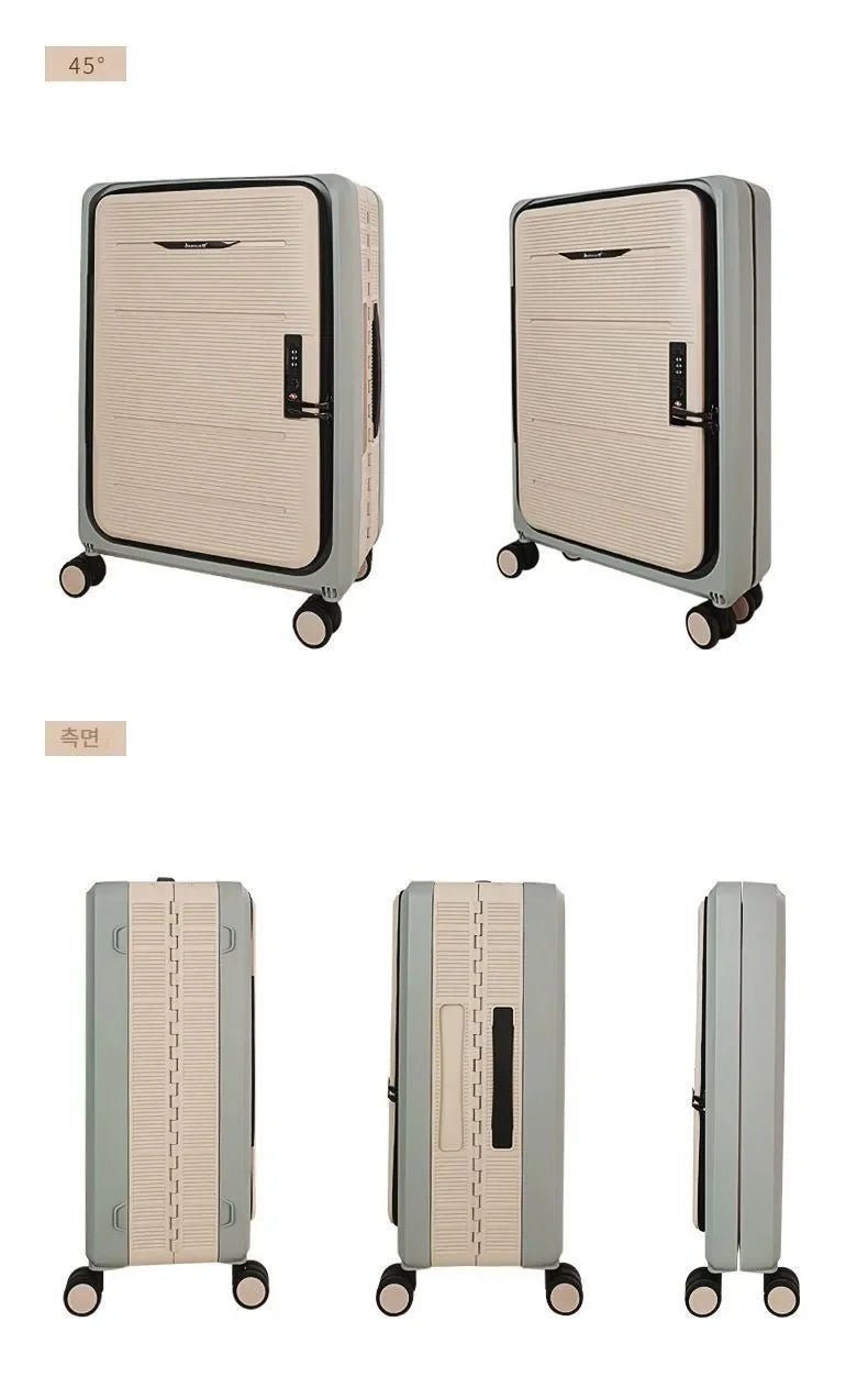 Foldable Suitcase Boarding Password Suitcase 24 Inch Universal Wheel Storage Suitcase Multifunctional Lightweight Trolley Case - RELUX.STOREFoldable Suitcase Boarding Password Suitcase 24 Inch Universal Wheel Storage Suitcase Multifunctional Lightweight Trolley Case