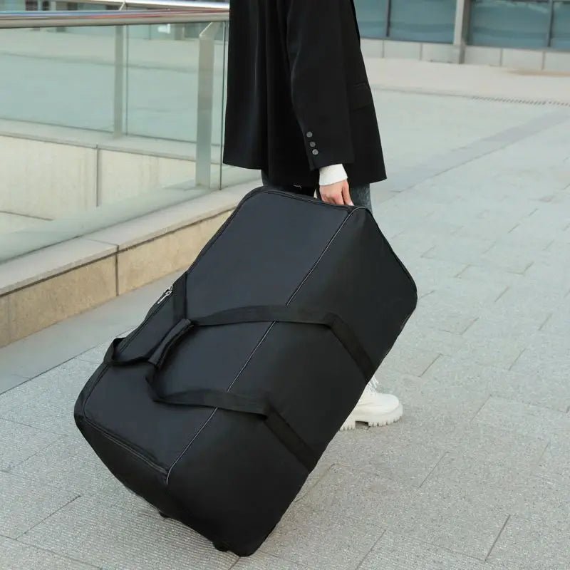 Foldable Wheel Bags Luggages Storage Bag with Wheels Large Capacity Carry On Luggage Carrier Expandable Trolley Suitcase - RELUX.STOREFoldable Wheel Bags Luggages Storage Bag with Wheels Large Capacity Carry On Luggage Carrier Expandable Trolley Suitcase